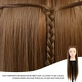 thumbnail image 4 of Cabeza De Entrenamiento para El Cabello Cabeza De Maniquí De Maquillaje Cabeza De Entrenamiento De Peluquería Cabeza De Muñeca De Cosmetología Rubio Marrón Dorado, 4 of 5