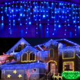 thumbnail image 1 of Decoración de Navidad 2023 Led Luces de carámbano al aire libre Año Nuevo 2024 Fairy Light Street Garland en la casa Droop 0.5 / 0.6 / 0.7M Festón impermeable para Navidad / Navidad / Boda / Decoració, 1 of 4