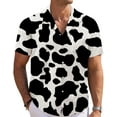 thumbnail image 5 of Mens Funny Hawaiian Shirts 3D Graphic Button Down Short Sleeve Tropical Holiday Beach Aloha Shirt, 5 of 5