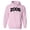 Pink, variant on 2006 College Style Hoodie Sweatshirt Unisex Large White
