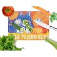 thumbnail image 2 of Carolines Treasures Cats Pals Friends Buds Glass Cutting Board Large 12H x 16W multicolor, 2 of 2