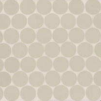 Bedrosians Makoto Matte Porcelain Mosaic 2" Round, 10" x 10" Sheet, Kumo Grey (5-Pack, 3.42 SF)