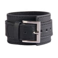 thumbnail image 1 of Pulsera de PU de Doble Capa Salvador Pulsera Trenzada Ancha de Decoración de Moda Para Hombres, 1 of 10
