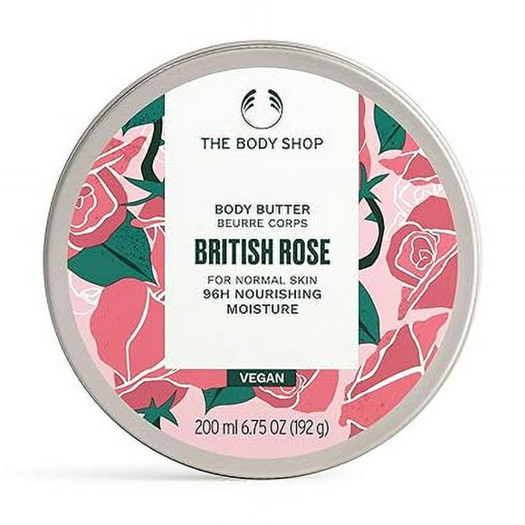 THE BODY SHOP BRITISH ROSE BODY BUTTER