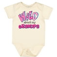thumbnail image 3 of Inktastic Wild About Grandpa Girls Baby Bodysuit, 3 of 5