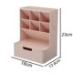 thumbnail image 2 of Organizador de escritorio multifuncional, soporte para lápiz, papelería, organizador de rotulador grande, almacenamiento rosa, 2 of 5
