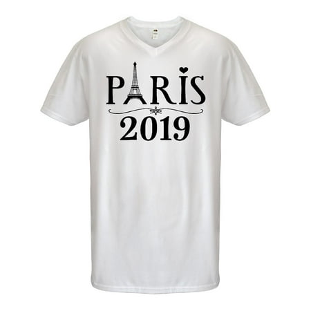 Paris France 2019 Vacation Trip Men's V-Neck