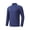 1 Navy, variant on Mens Gym T Shirt Long Sleeve Quarter Zip T-Shirts Quick Dry Sportswear with Thumb Holes Muscle Fit Designer Sports Tshirts Plain Mock Neck Athletic Tops Running Gear