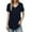 Navy, variant on Summer Tops for Women Space Short Long Sleeve Tee Dark Shirt for Women Summer Shirts Striped Tee Long Exercise Shirts Short Sleeved Athletic Tops Workout Loose Fit Womens Loose Navy 6XL