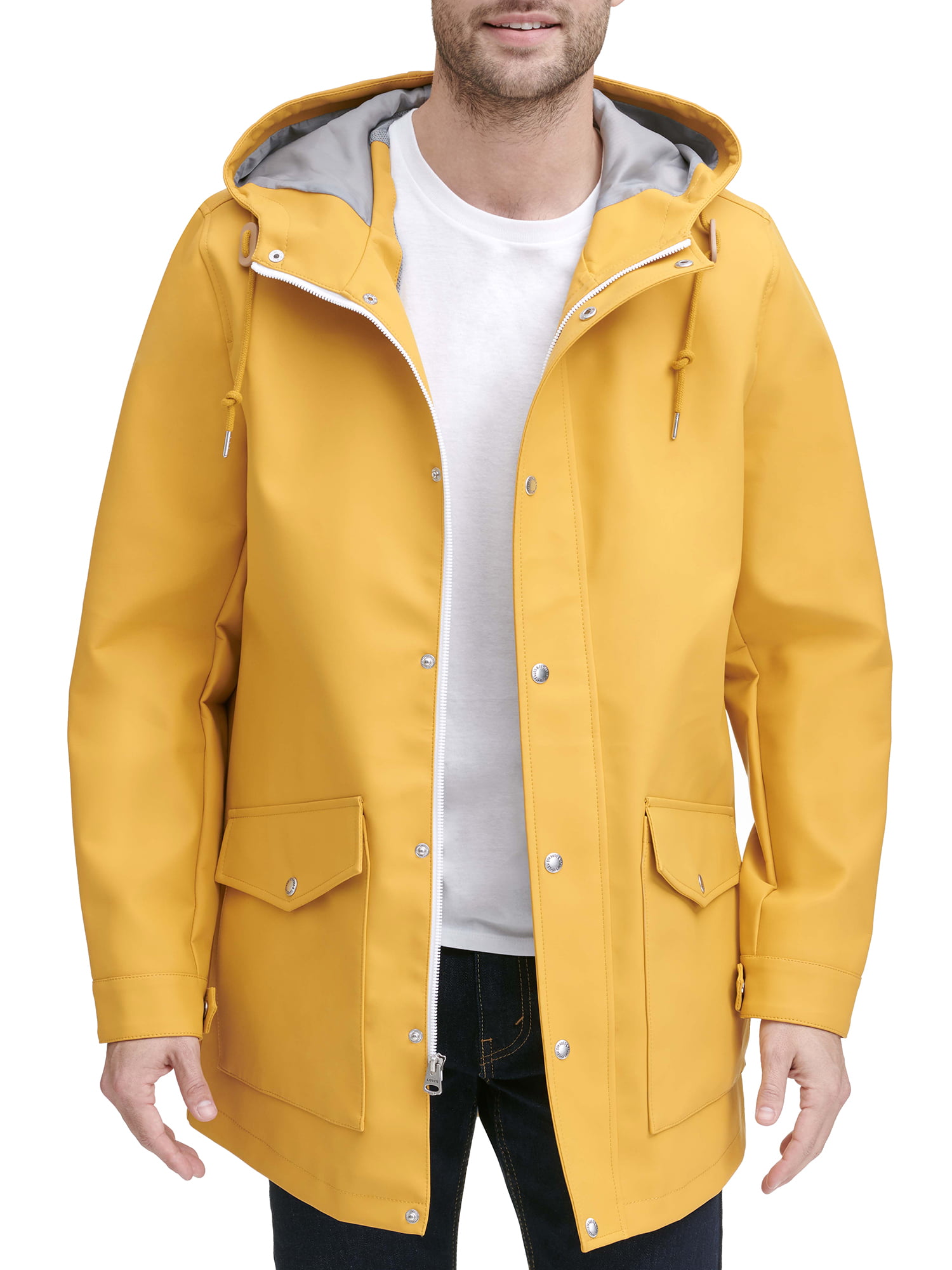 levi rain coat