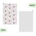 thumbnail image 2 of Lsque Heart Panda Premium Golf Towel - Ultra Absorbent and Quick Drying Microfiber Towel with Carabiner - Gift for Men -24" X 16", 2 of 8