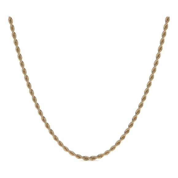 Cadena Torsal De Oro Italiano 14k, Calibre 2.1mm, 50 Cm