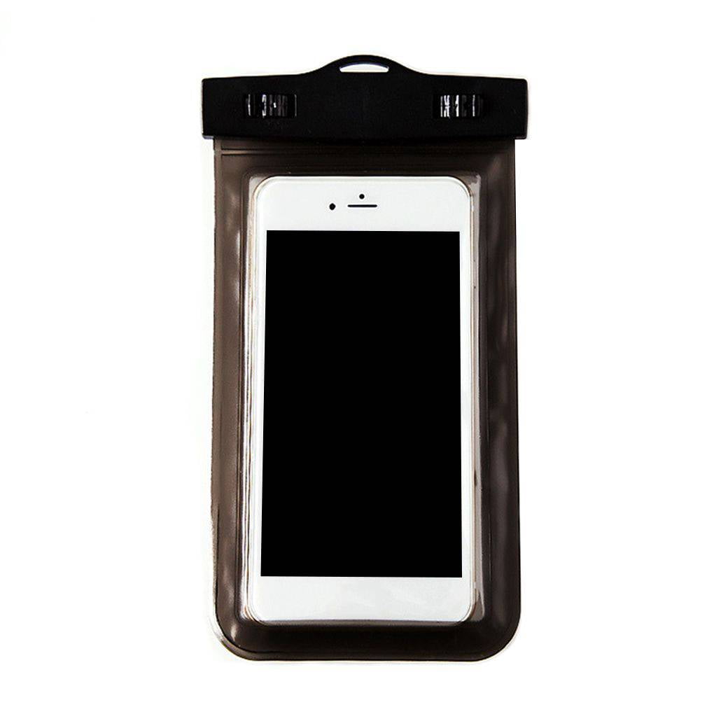 Toystoory Cubierta impermeable de la caja del bolso seco de la bolsa de natación subacuática para el teléfono celular del móvil Deportes acuáticos Negro