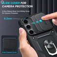 thumbnail image 2 of Military Grade Back Cover Cell Phone Case for Samsung Galaxy S24 Plus, Black, 2 of 7