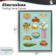 thumbnail image 4 of Stupell Industries Cottage Gourmet Lunch Food Collection Gray Floating Frame Canvas Art, 17 x 21, by Metka Hiti, 4 of 8