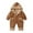 AA-Khaki, variant on lcziwo Hooded Jumpsuit Fleece Long Sleeve Button up Rompers Winter Comfy Snowsuit with Pockets Coffee