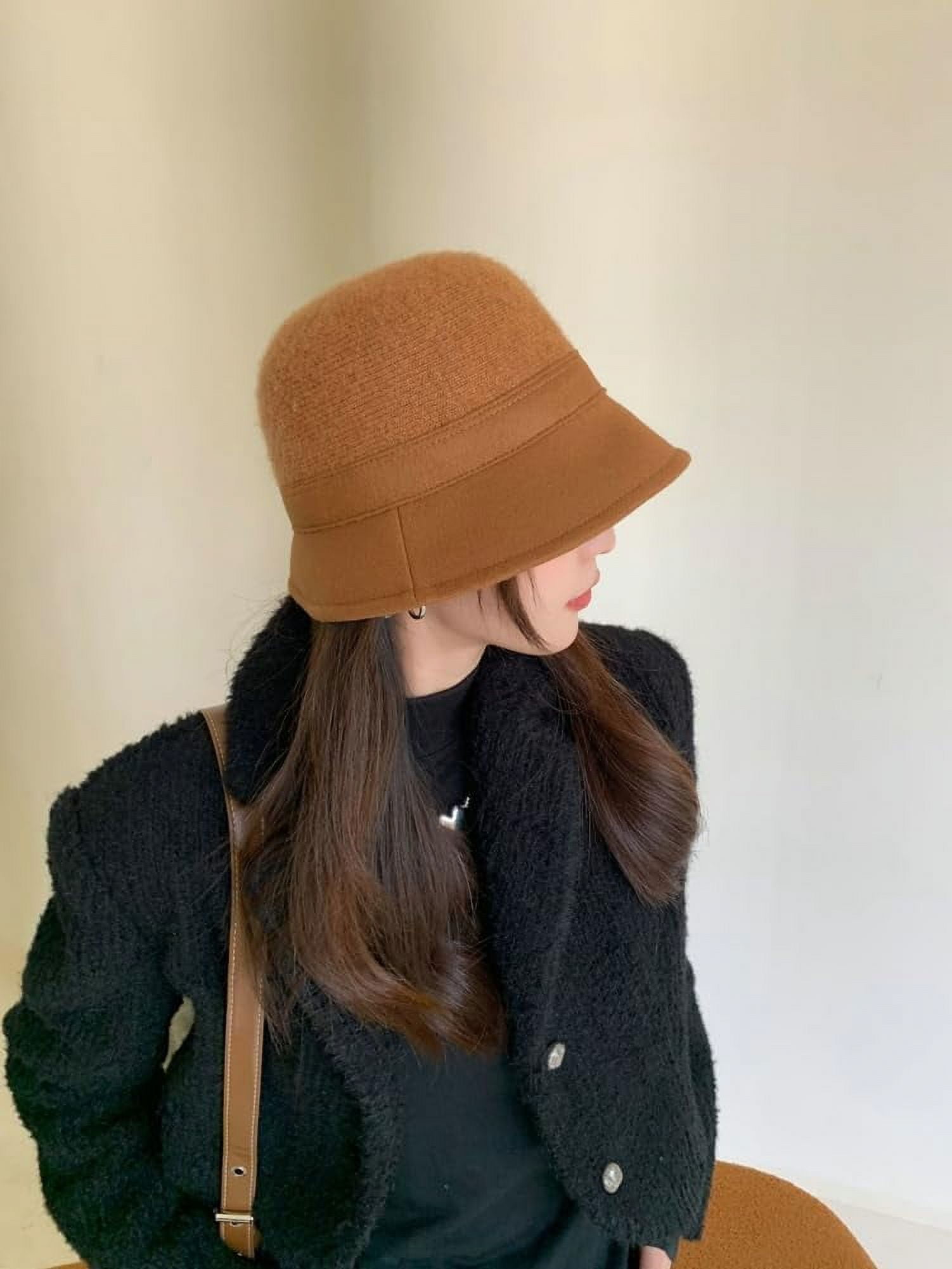 【おまけ付】 Municipal Felt Fisherman Hat for Women Elegant Bucket Hats Clothing