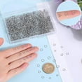thumbnail image 3 of 1 Box 3000Pcs Stainless Steel Jump Ring Silver Open Jump Rings Small Hypoallergenic Round Single Loop Connector Metal Jump Rings for Jewelry Making Supplies Necklaces Bracelet Earrings DIY grey, 3 of 6