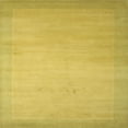 thumbnail image 1 of Ahgly Company Machine Washable Indoor Square Contemporary Deep Yellow Area Rugs, 7' Square, 1 of 7