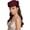 Wine Red, variant on elt Box Hats or Women 60s ascinators Church Hats Stewardess Derby Hats with Comb