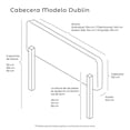 thumbnail image 5 of Cabecera Individual Dicasa Dublin, 5 of 5