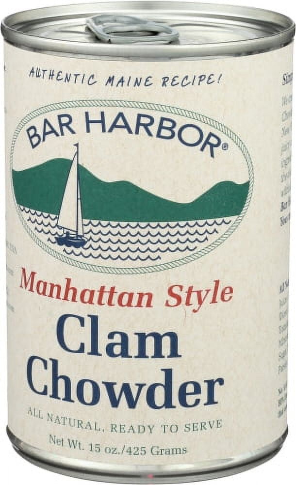 (3 pack) Bar Harbor Ready to Serve Manhattan Style Clam Chowder, 15 oz