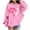 Pink, variant on Babcutegg Valentine's Day Sweatshirts for Girls Graphic Tee Regular Fit Pullover Casual Fashion Lightweight Clothes for Girls Gray Size 7