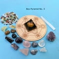 thumbnail image 3 of 20PCS Natural Crystals and Healing Stones Set, Christmas Gifts for Women, Chakra Stones, Ball Crystals Set,Amethyst Cluster Sphere Pyramid Selenite Birthday Gifts for Women, 3 of 11
