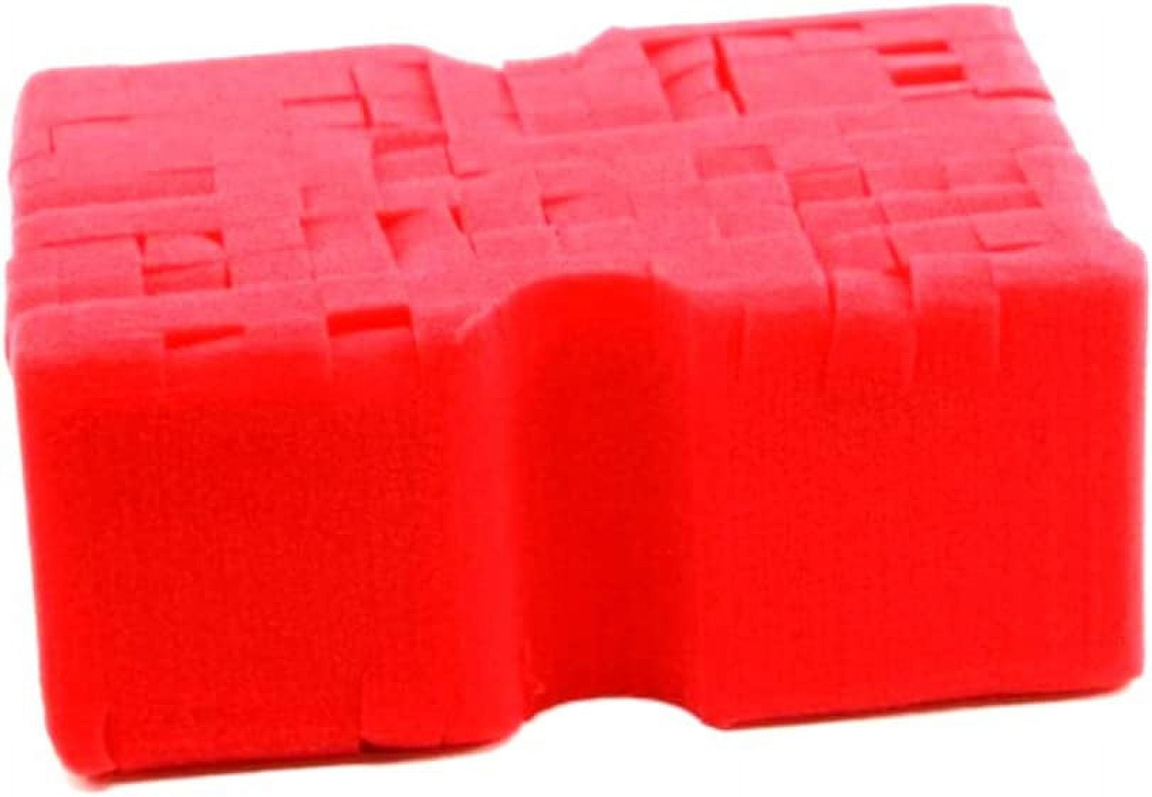 Optimum Big Red Sponge - Original BRS - Large Car Wash Sponge, Professional  Car Detailing Sponge, Great for Use with Rinseless Car Wash and