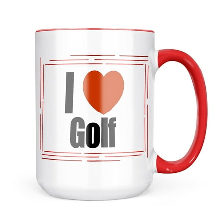 

Neonblond I Love Golf Mug gift for Coffee Tea lovers