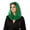 Green, variant on Hijab Scarf for Women Stretchy One-Piece Head Wrap Snood Scarf Solid Mesh Headscarf for Seasons