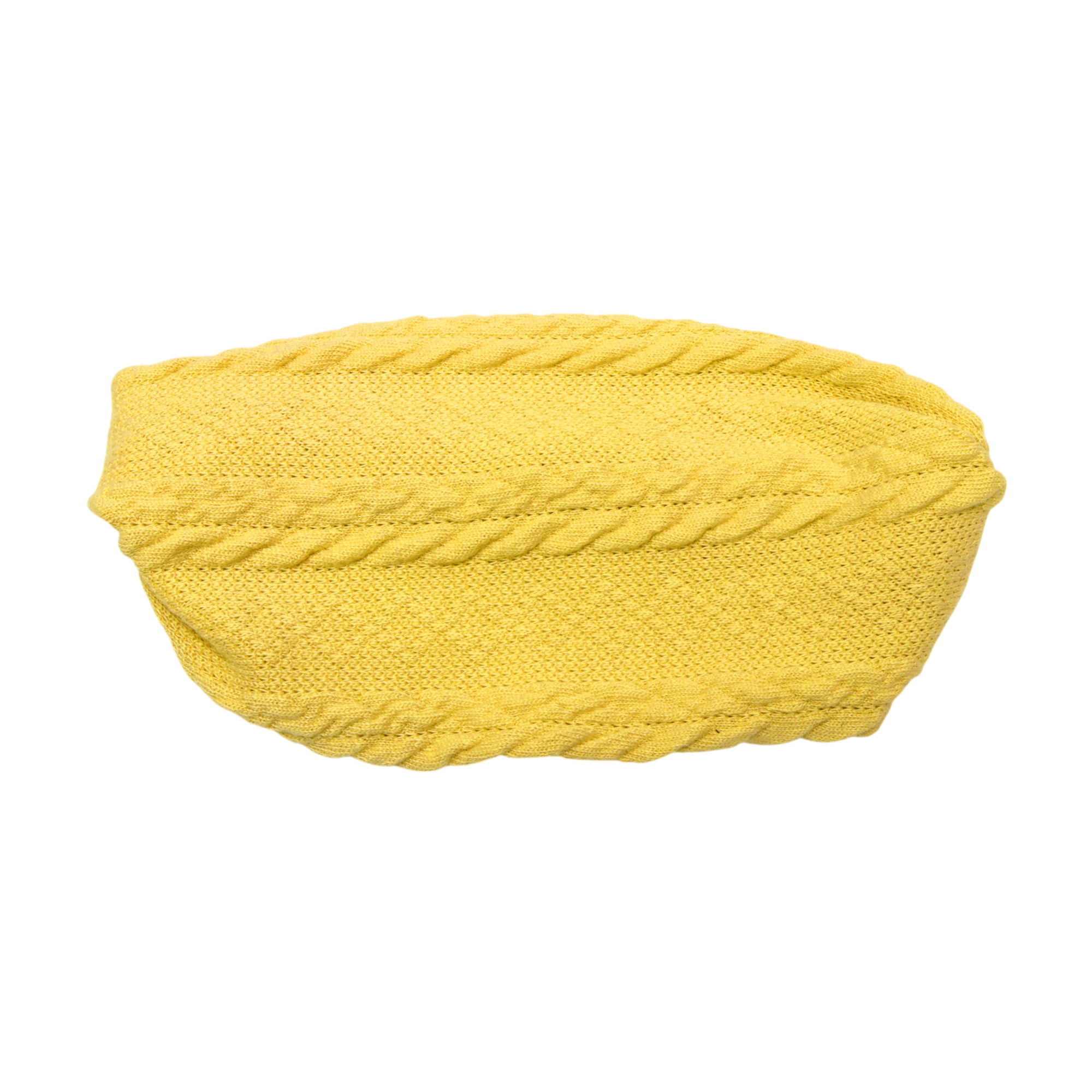 Unique Bargains Knitted Wide Headband  1 Pc Yellow