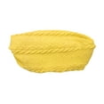 thumbnail image 4 of Unique Bargains 1 Pc Headband Knitted Wide Hairband for Women Yellow, 4 of 5