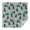 Bichon Dog Blue, variant on Beagle and Dog Footprints Square Tablecloth,Waterproof Square Table Cover,Wipeable Spillproof Washable Table Cover for Home Kitchen Party Decor 42"X42"(107x107cm)