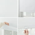 thumbnail image 3 of Sun Zero Everly Slub Texture 100% Blackout Cordless Roller Shade, 34"x72", White, 3 of 6