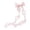 B, variant on Sheer Organza Hair Bow Clips with 23.62 Inch Long Wavy Ribbon Tassels for Women Girls, Hair Accessories,Colour as Pictured