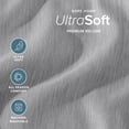 thumbnail image 4 of Bare Home Premium 1800 Collection 4-Piece Bed Sheet Set, King, Heathered Charcoal, 4 of 9