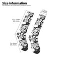 thumbnail image 5 of Balery Skull And Palm Leaves Fun Novelty Socks Men'S Women'S Crew Socks Funny Crazy Novelty Socks Quirky And Cool Socks, 5 of 9