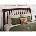 thumbnail image 2 of Solid Wood Slat Headboard - Sleigh Design Bed Frame - Walnut Finish - Full, Queen, King Sizes, 2 of 5