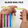 thumbnail image 2 of 5Pcs Glass Nails File with Case Professional Crystals Fingernail Files Perfect Manicure Set for Women Men Kids Nails Care, 2 of 8
