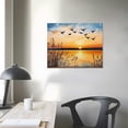 thumbnail image 4 of Lakeside Sunset Pier Landscape - Modern Home Wall Decor,20 x inch, 4 of 6