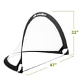 thumbnail image 6 of Kids Soccer Training Nets Portable Soccer Goal 4 Foot Instant Pop Up (Set of 2), 6 of 6