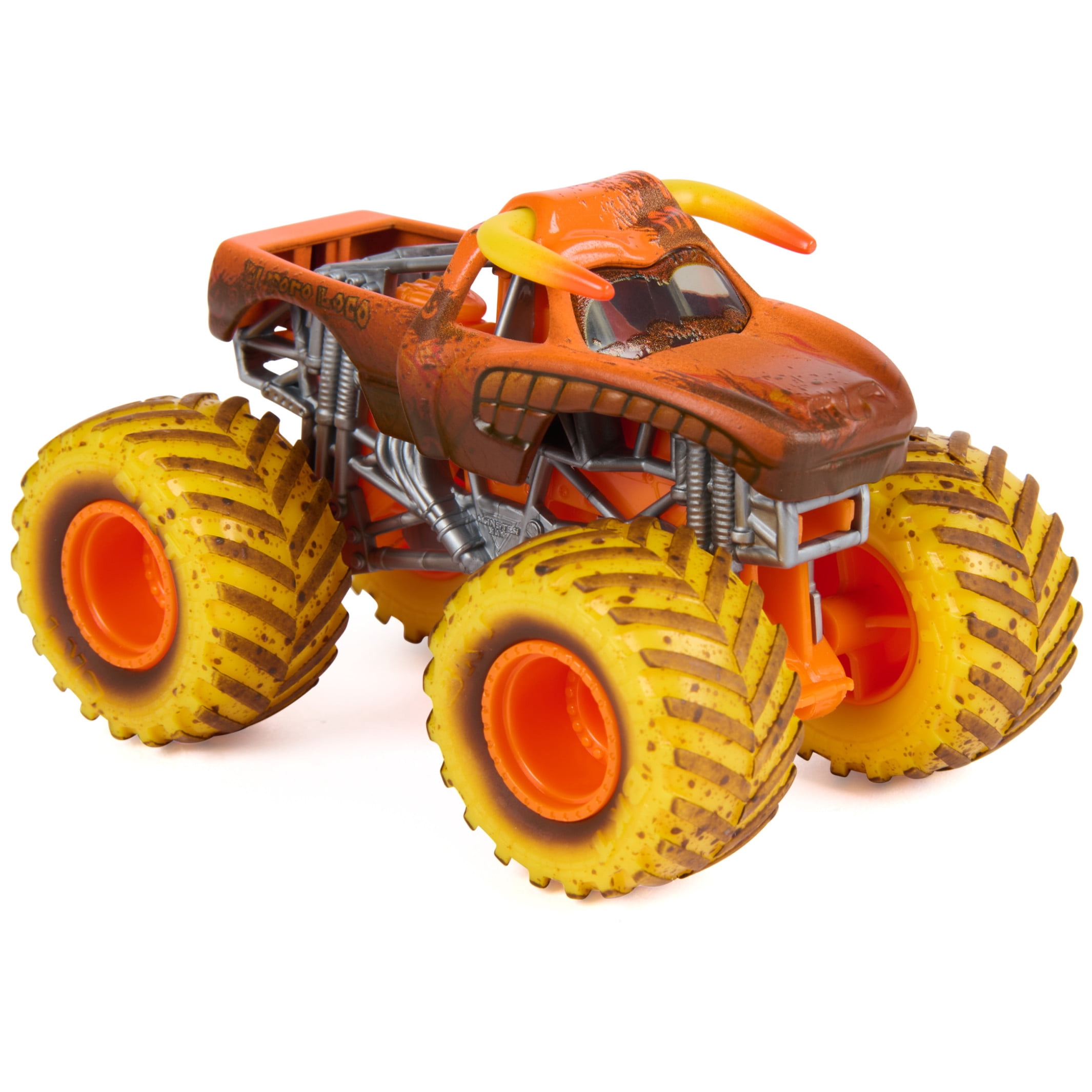 Monster Jam Mud Blasters El Toro Loco Color Change Monster Jam Truck 1:64 Die Cast Vehicle
