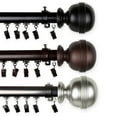 thumbnail image 3 of Terreca Double Curtain Rod 1" OD 28-48 inch - Black, 3 of 3