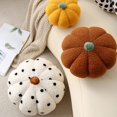 thumbnail image 2 of Pumpkin Pillow Plush Toy Creative Sofa Bedroom CushionHome Decoration Halloween Gift Christmas, Halloween, ThanksgivingGift (Caramel color,20cm), 2 of 7