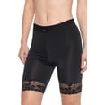 thumbnail image 3 of Barbra Women’s Panties Mid-Waist Lace Slip Short Small to Plus Sizes 3 Pack, 3 of 8