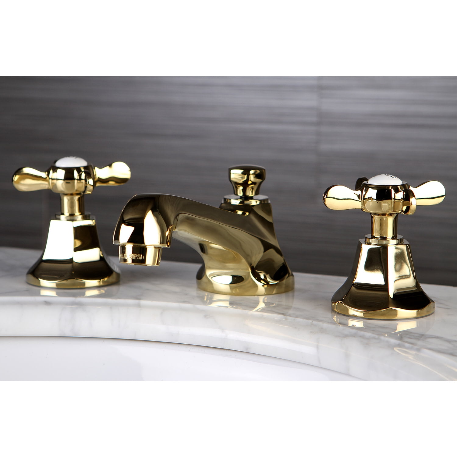 Kingston Brass Widespread Bathroom Faucets In Brushed Nickel Finish KS4468BEX