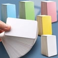 thumbnail image 5 of Matsuzay Tarjetas de papel Kraft con Flash en blanco brillante, 100x, para creatividad, tarjetas Flash en blanco, tarjetas de visita, mensajes cartulina Verde, 5 of 5
