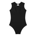thumbnail image 6 of Alvivi Kids Girls Sleeveless Ballet Dance Unitard One Piece Tumbling Gymnastics Leotard Bodysuit Black 12, 6 of 7