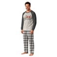 thumbnail image 3 of WJOSBXT Family Matching Christmas Pajama Set with Pockets & Plaid Pants , Long Sleeve Holiday PJs Sleepwear Outfit for Christmas Party Family Photos S, 3 of 5